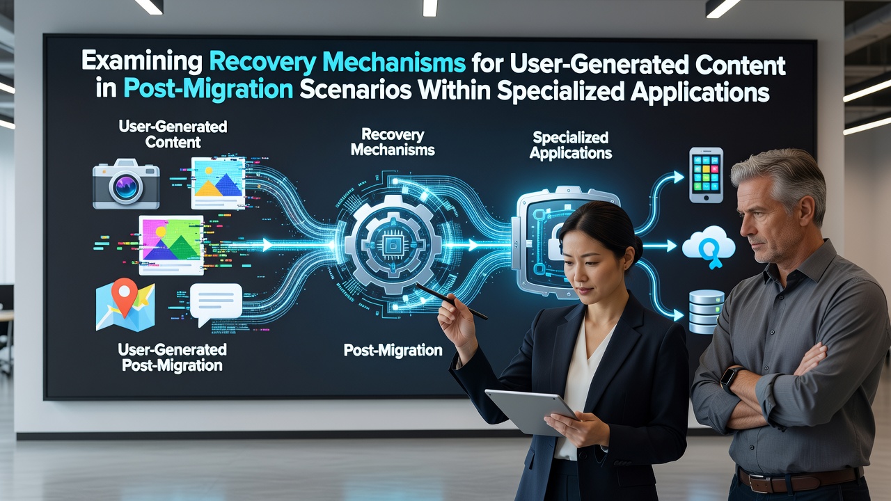 Examining Recovery Mechanisms for User-Generated Content in Post-Migration Scenarios Within Specialized Applications