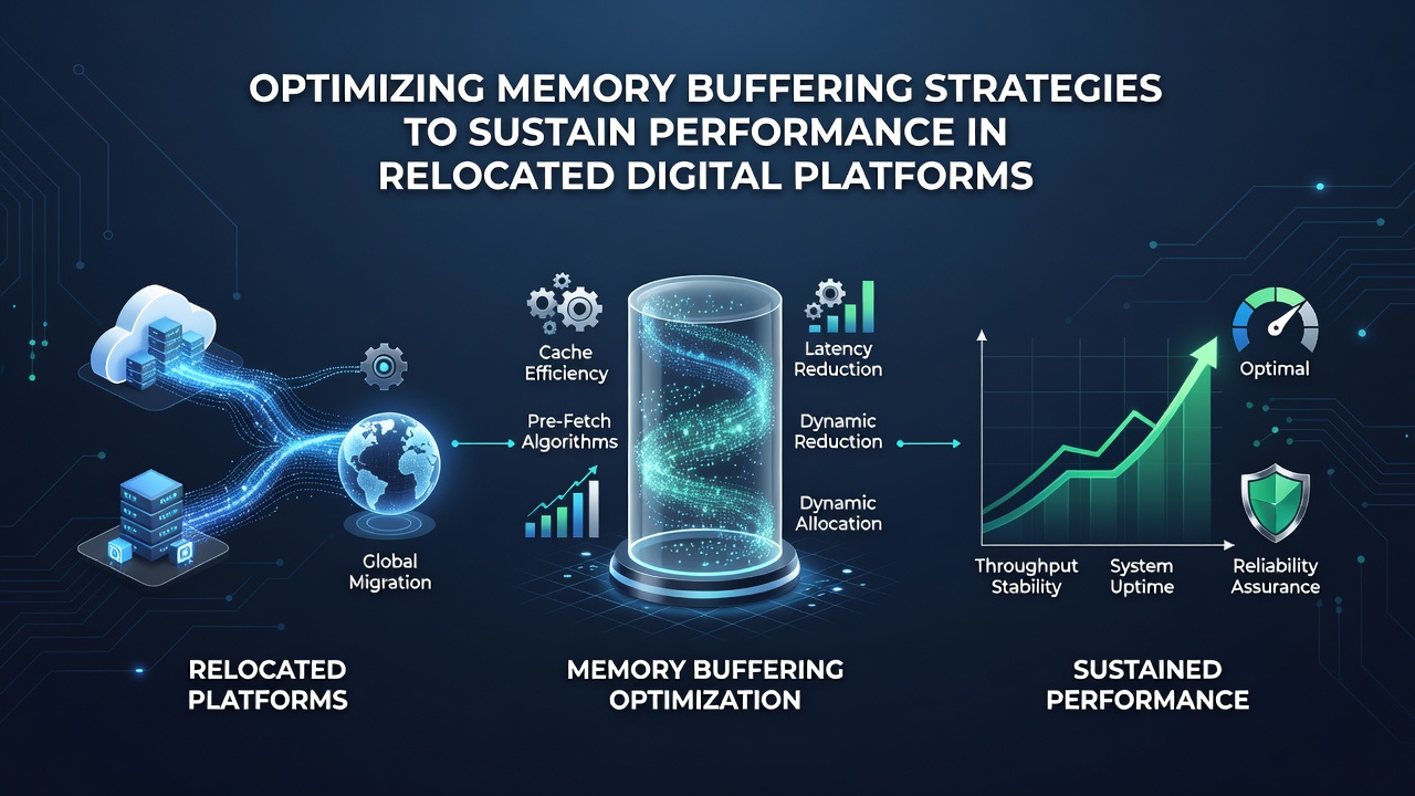 Flowchart of adaptive buffering workflow integrated into a relocated platform's resource management layer